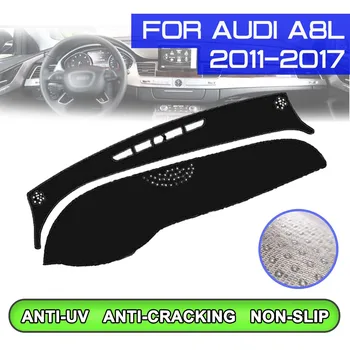 

Car Dashboard Mat Anti-dirty Non-slip Dash Cover Mat UV Protection Shade Sticker for Audi A8L 2011 2012 2013 2014 2015-2017