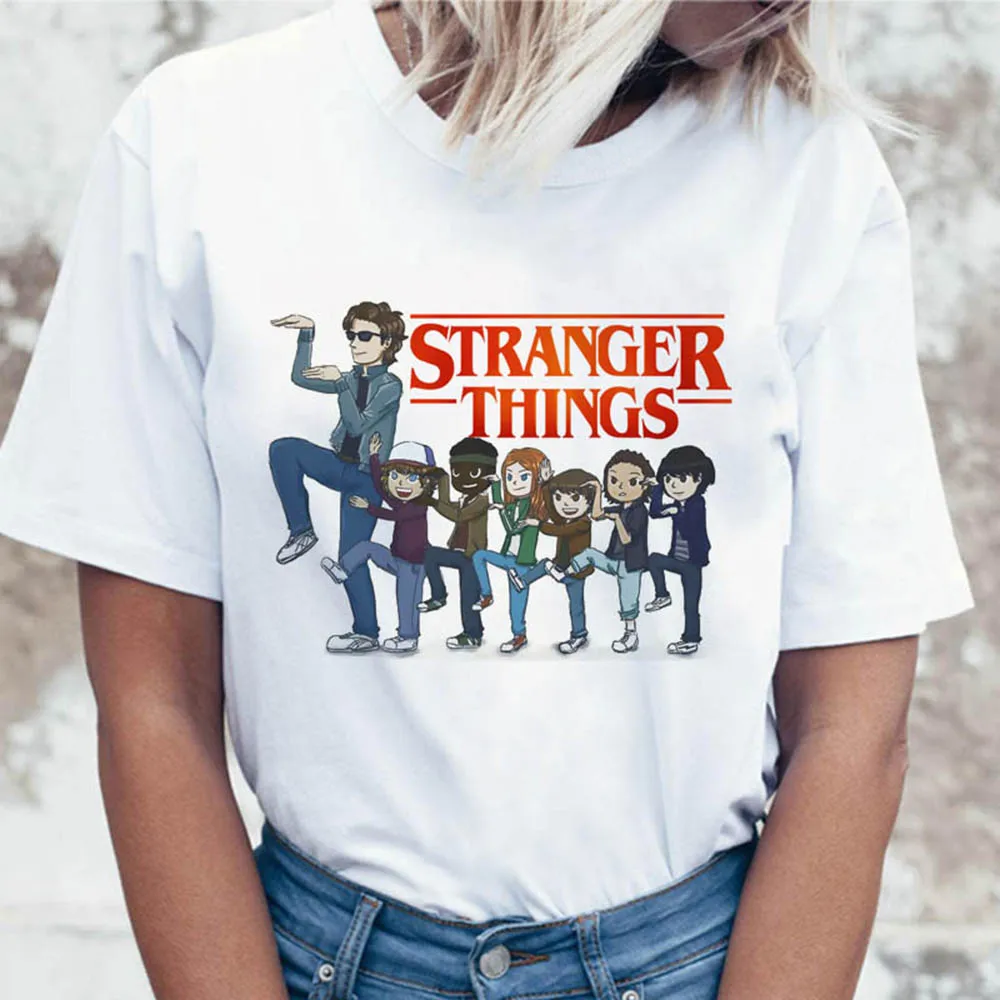 Eleven Stranger Things 3 футболка женская новая хип хоп 90s Готическая одежда Femme уличная Kawaii