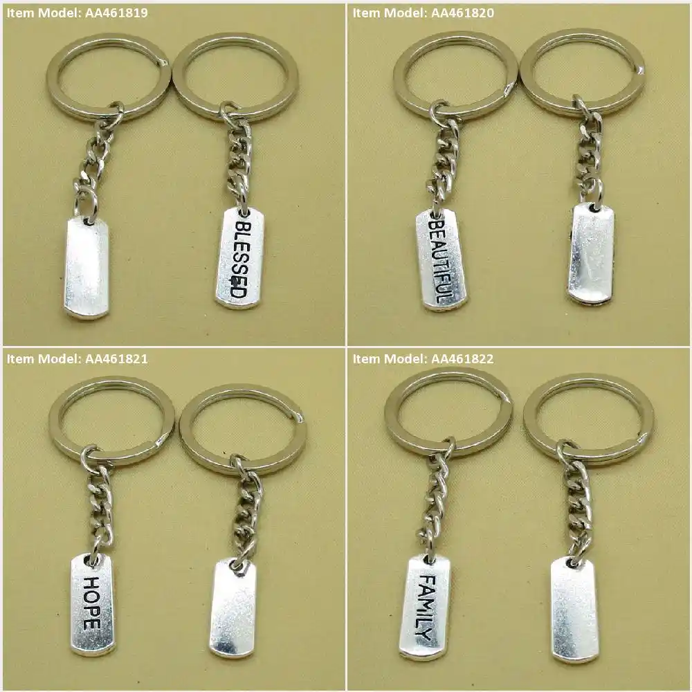 Chaveiro chaveiro bendito tag sinal bonito esperança saco encantos chaveiros anéis