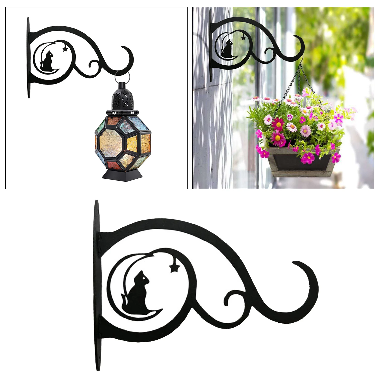 Hanging Plant Hook Flower Basket Wall Hanging Hooks Bracket Hanger for  Indoor Outdoor Bird Feeder Lantern Planters Flower Pots - AliExpress