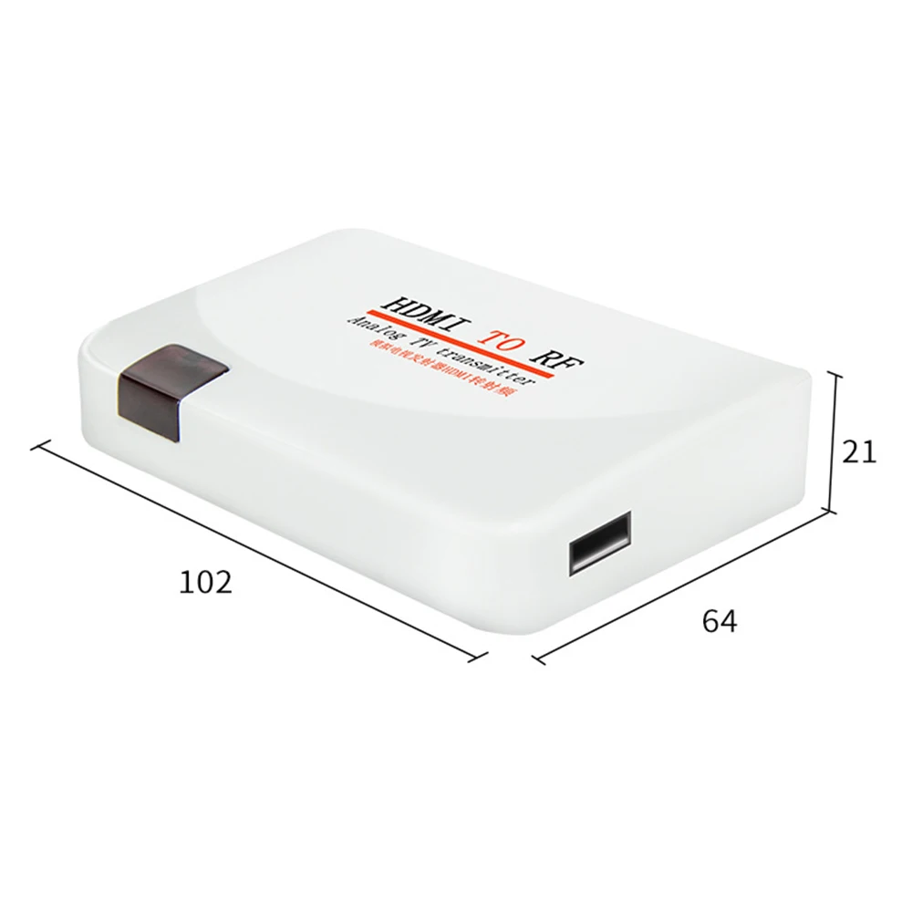 HDMI к RF аналоговый ТВ передатчик с дистанционное управление, разъем HDMI к РЧ сигнала Поддержка RF сплиттер 1080P сигнал hd-модулятор