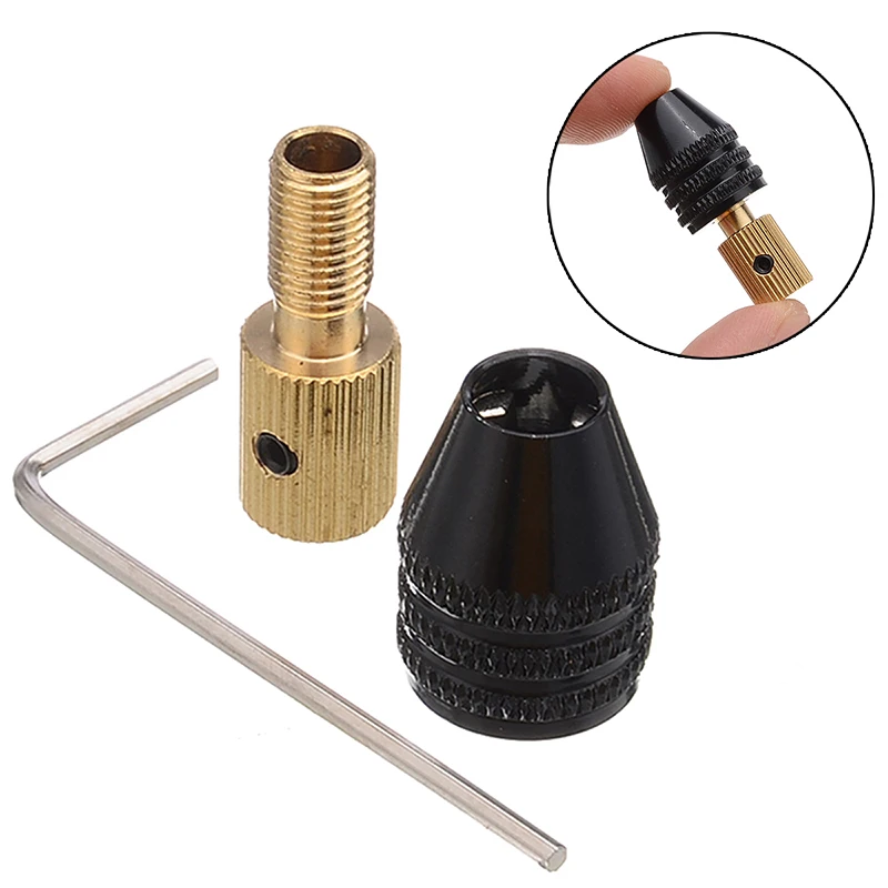 

Mayitr Mini Universal Small Micro Drill Chuck 0.3-3.4mm Drill Bit Set Adapter For Hand Drill Electric drill Tools 3.17mm