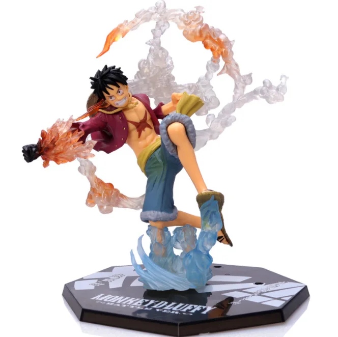 

Special Offer! Anime 2 after Spring Festival ZERO One Piece Fighting Version Luffy Rubber Spark Lighter Punch Garage Kit Decorat