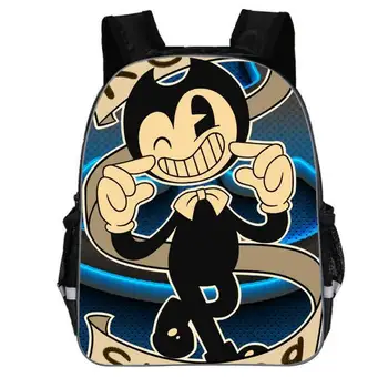 

11/13/16/18 Inch Bendy and The Ink Machine kids School Bags Backpack For Children Daily Bags Boys Girls School Backpacks
