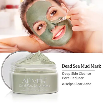 

Aliver Marine Muds Face Mask Deep Cleansing Moisturizing Oil Control Dead Sea Mud Mask