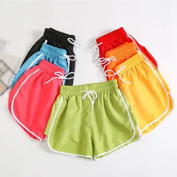 

Summer Women Shorts Elastic Waist Short Pants Loose Solid Casual Short Women Clothing
