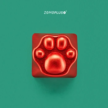 

1pc Zomo Christmas keycap Series aluminium alloy Cat Claw key cap mechanical keyboard cap for MX switches anodic oxidation