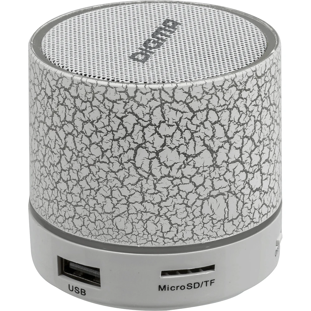 Колонка порт. Digma S-12 белый 3W 1.0 BT/USB 300mAh(SP123W