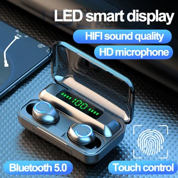 

F9 TWS Wireless Earphones Bluetooth Earphone super Bass mini Earbuds HIFI Headset With Microphone wireless headphones for phone
