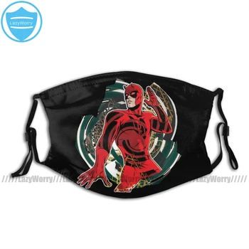 

Daredevil Mouth Face Mask Daredevil Sensory Swirl Facial Mask Kawai Cool with 2 Filters for Adult