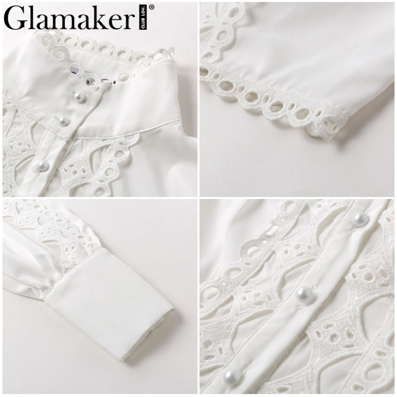 Glamaker-Turtleneck-white-embroidered-office-blouse-Hollow-out-puff-sleeve-patchwork-spring-blouse-shirt-Elegant-holiday (5)