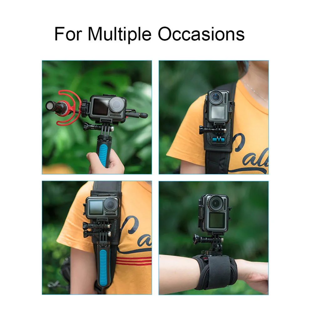 Для TELESIN запчасти защитная рамка для DJI OSMO действие кролик клетка зарядная оболочка рамка для зарядки рамка аксессуары