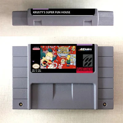 

Krusty's Super Fun House - Action Game Card US Version English Language