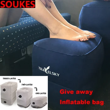 

Car Comfortable Inflatable Foot Pad Seat Chair For Audi A3 A4 B8 B6 A6 Mercedes Benz W205 W204 Skoda Octavia A5 A7 2 Abarth