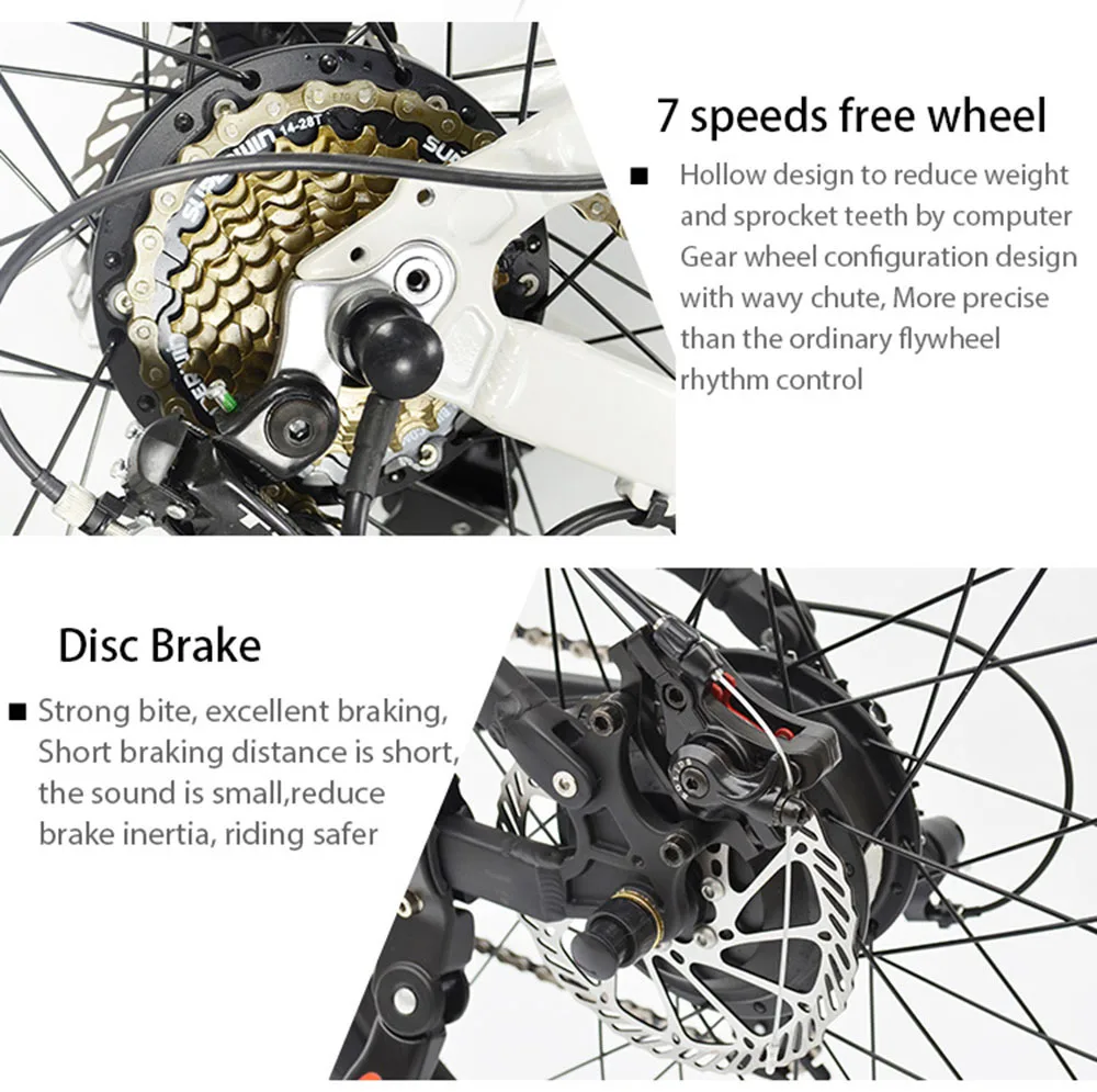 Best Electric Bicycle 48V 350W Two Wheels Electric Bicycle Removable Battery 36V 250W 21/27Speeds Foldable Electric Scooter Adults 25