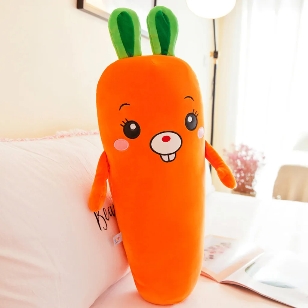 60cm Cute Carrot Plush Toys Pillow Doll Stuffed Plush Toy Carrot Plush Toys Pillow Creative Activity Gift