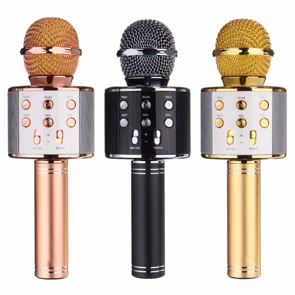 EDAL WS-858, беспроводной Bluetooth, караоке, ручной микрофон, USB, KTV, микрофон, плеер, Bluetooth, микрофон, динамик, запись музыки, микрофон