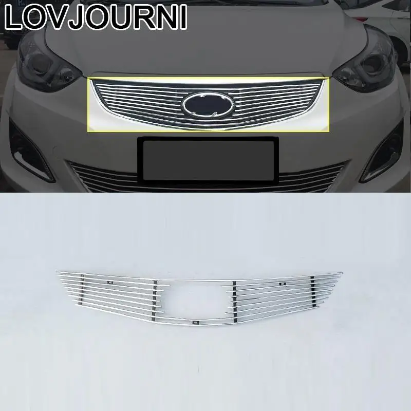 Car Grille Exterior Automovil Chromium Modified Decorative Parts Protecter Bright Sequins Trim Mouldings 16 FOR Hyundai Elantra |