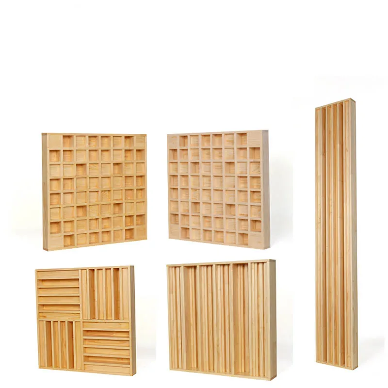 Diffuseur acoustique acoustique en bois Skyline 20 x 20 pouces 50 x 50 cm  Panneau QRD 2D Diffuseur en bois de pin -  France