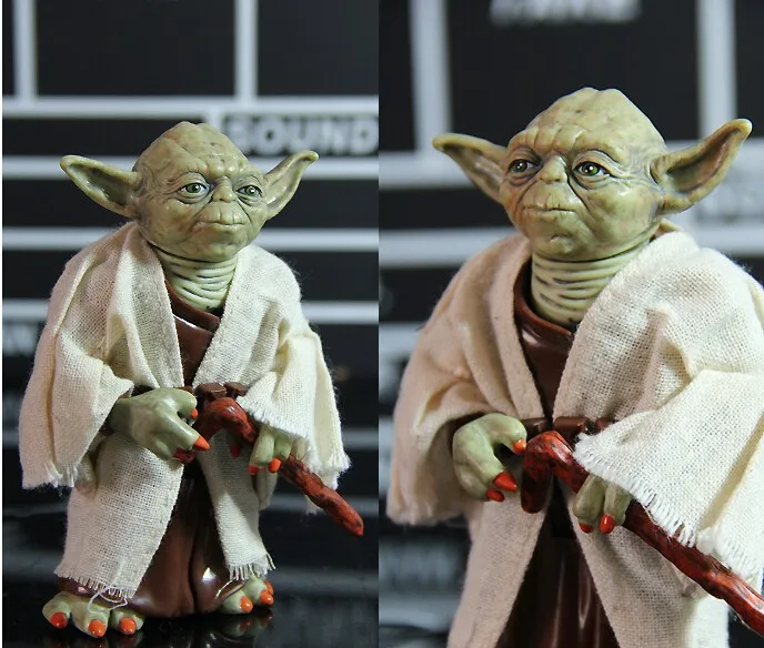 Аниме DC Star Wars Мастер Йода 12 см действительно одежда мобильный Гараж Комплект