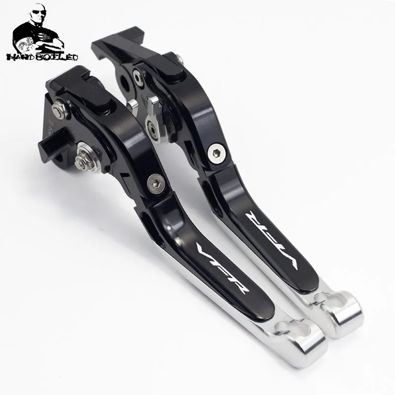 Ручка регулировки тормозной рычаг мотоцикла, пригодный для Honda VFR1200/F VFR1200F VFR 1200 1200F 2010- мотоциклетные тормоза рычаги сцепления - Цвет: Silver B