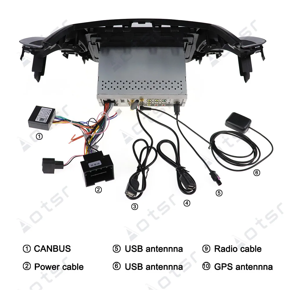 AOTSR 9 дюймов Android 10,0 gps навигатор автомобильный стерео плеер для Chevrolet Trax/трек 2013- мультимедийный плеер CarPlay wifi
