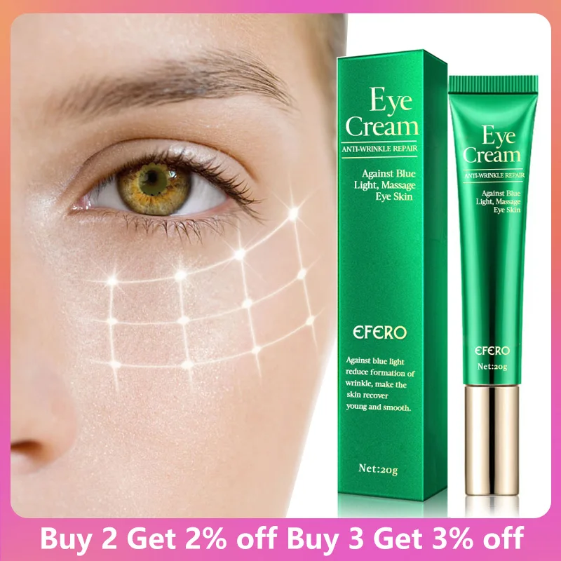 

EFERO Eye Cream Peptide Collagen Serum Anti-Wrinkle Anti-Age Remover Dark Circles Eye Care Against Puffiness And Bags Eye Creams