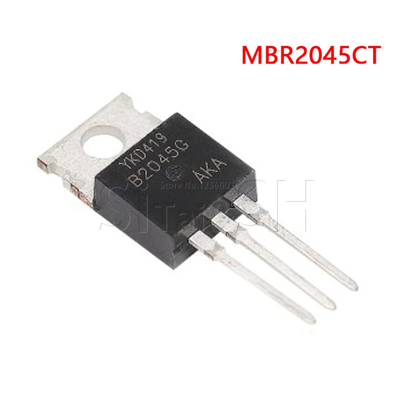 10 шт. MBR2045CT MBR2045 TO220 MBR2045C TO-220 | Электронные компоненты и принадлежности