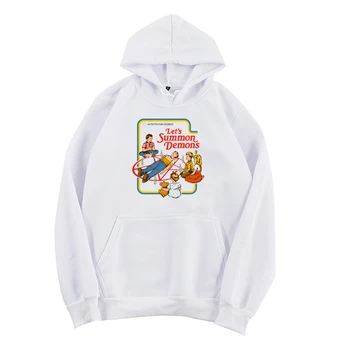 

Let's Summon Demons Women Hoodies Streetwear Funny Halloween Pullover Girl Fleece Autumn Long Sleeve Festival Outwear Drop Ship