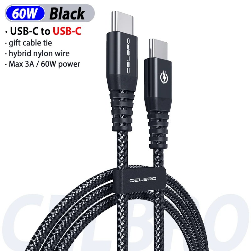 Кабель Usb type C USB C PD Usbc Usb type C кабель питания 27 Вт Quick Charge 4,0 для samsung Galaxy S10 Plus Xiaomi Mi Note 10 - Цвет: Black PD Cable