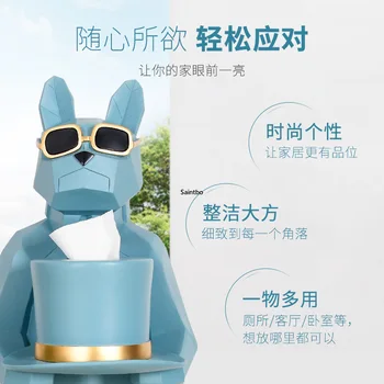 

Decoration Home Jewelry ins Nordic Creative tissue Box living Room floor Decoration furnishings New House Gift