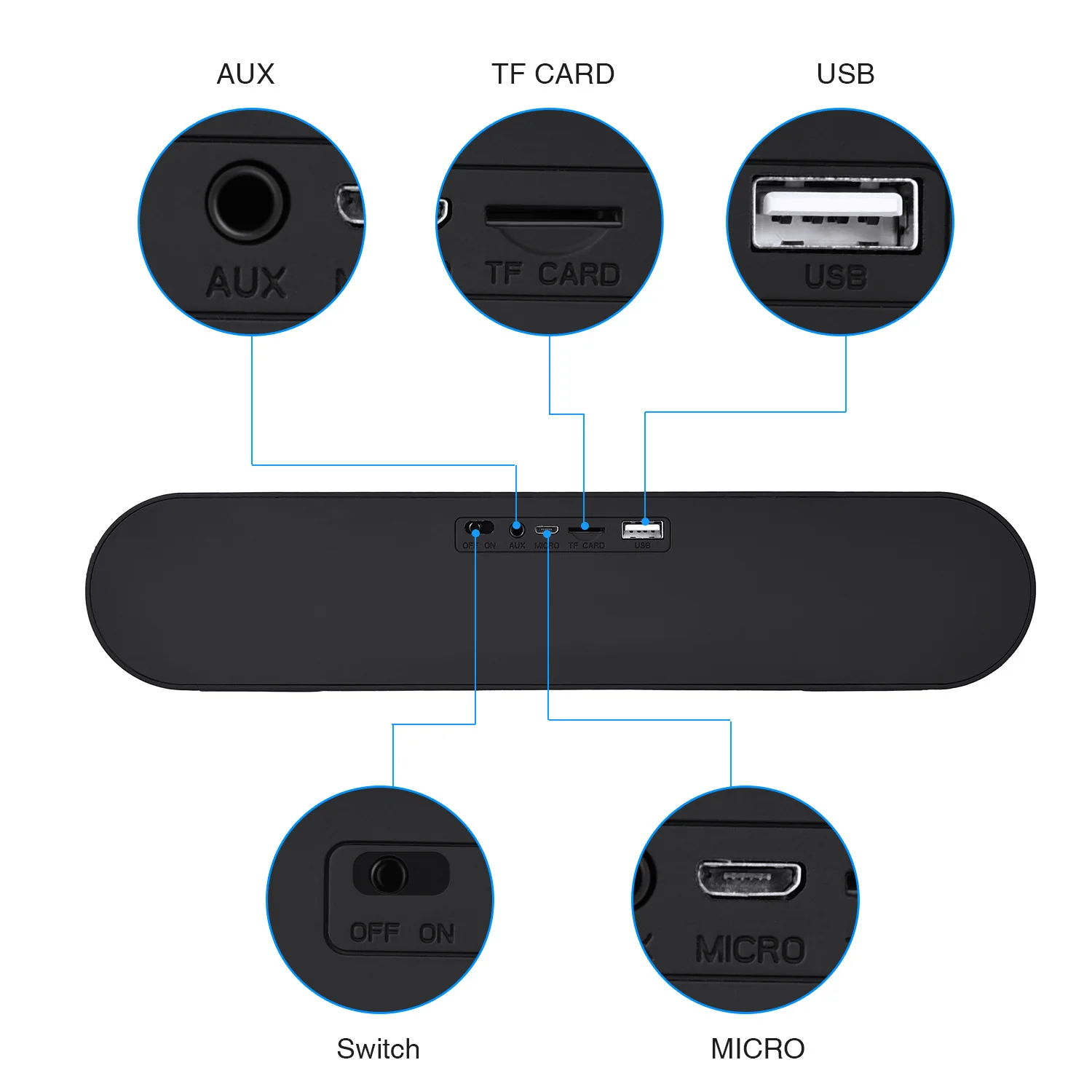 Горячая Распродажа, высококачественный компьютерный динамик, сенсорный Bluetooth динамик, шумоподавление, HD стерео, длинный режим ожидания, портативный звук, figh