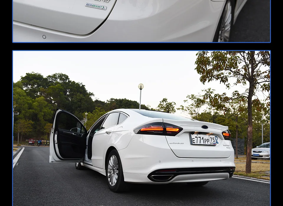 Задний фонарь для автомобиля Ford Fusion 2013- Mondeo светодиодный задний светильник s противотуманный светильник s дневной ходовой светильник DRL тюнинг автомобильные аксессуары