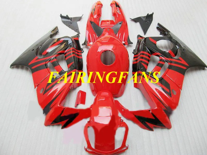 Комплект обтекателей для мотоцикла HONDA CBR600F3 95 96 CBR 600 F3 600F3 CBR600 1995 1996 красный черный