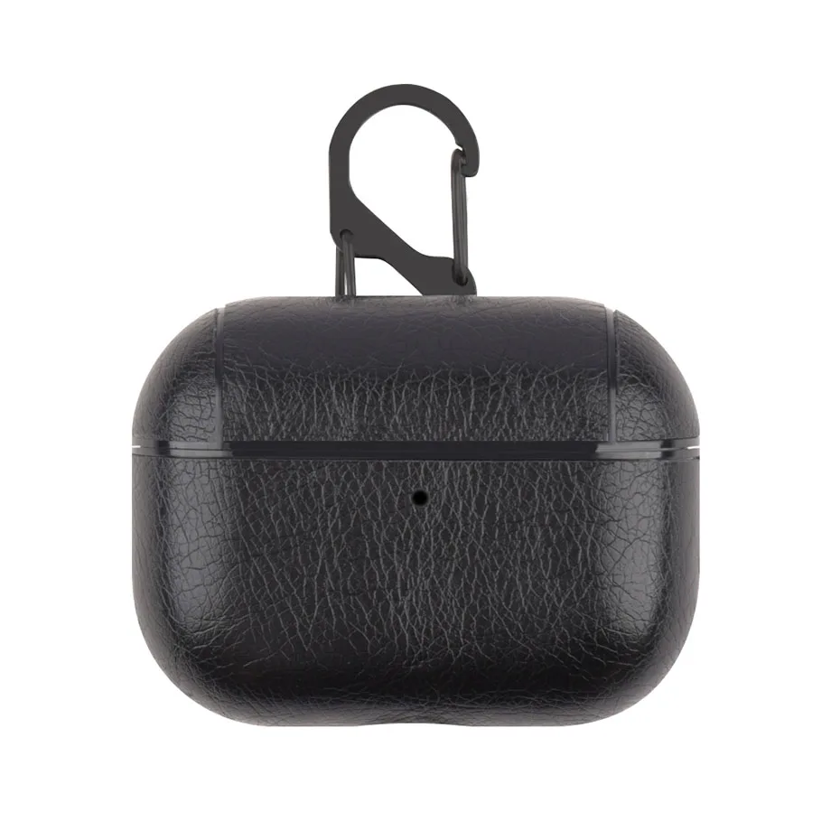 A4 Роскошный кожаный силиконовый чехол для Apple AirPods Pro, беспроводные bluetooth наушники, защитный чехол AirPods pro, чехол для бизнеса, на каждый день - Цвет: A4