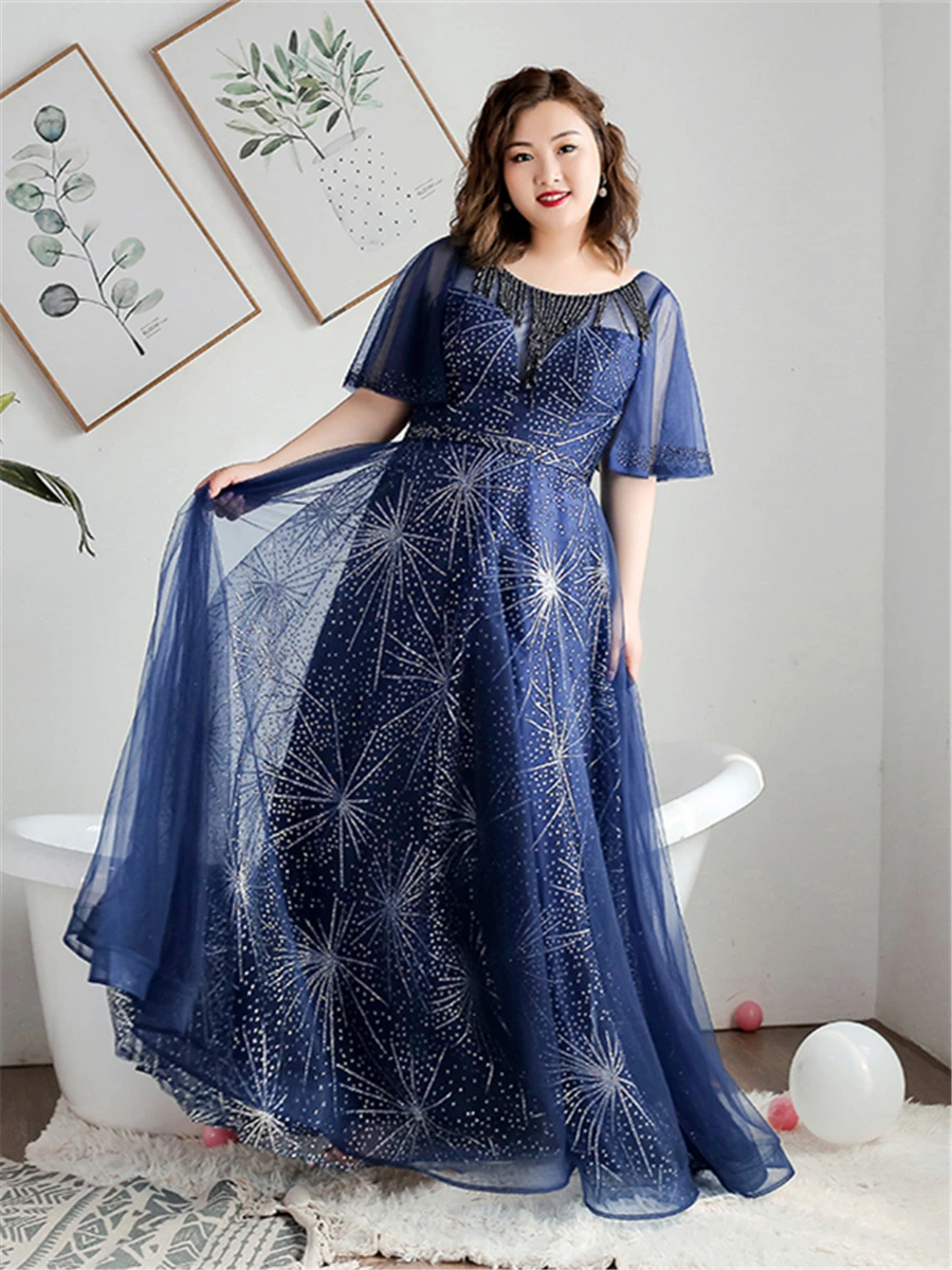 Формальные платья с кисточками, рукав до локтя, Robe De Soiree T294 размера плюс, длина в пол, женские вечерние платья, новые Кристальные вечерние платья