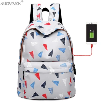 

Women USB Charge Port Bookbag Girls 15.6" Laptop Backpack School Notebook Bag Waterproof Travel Backpack for Teens