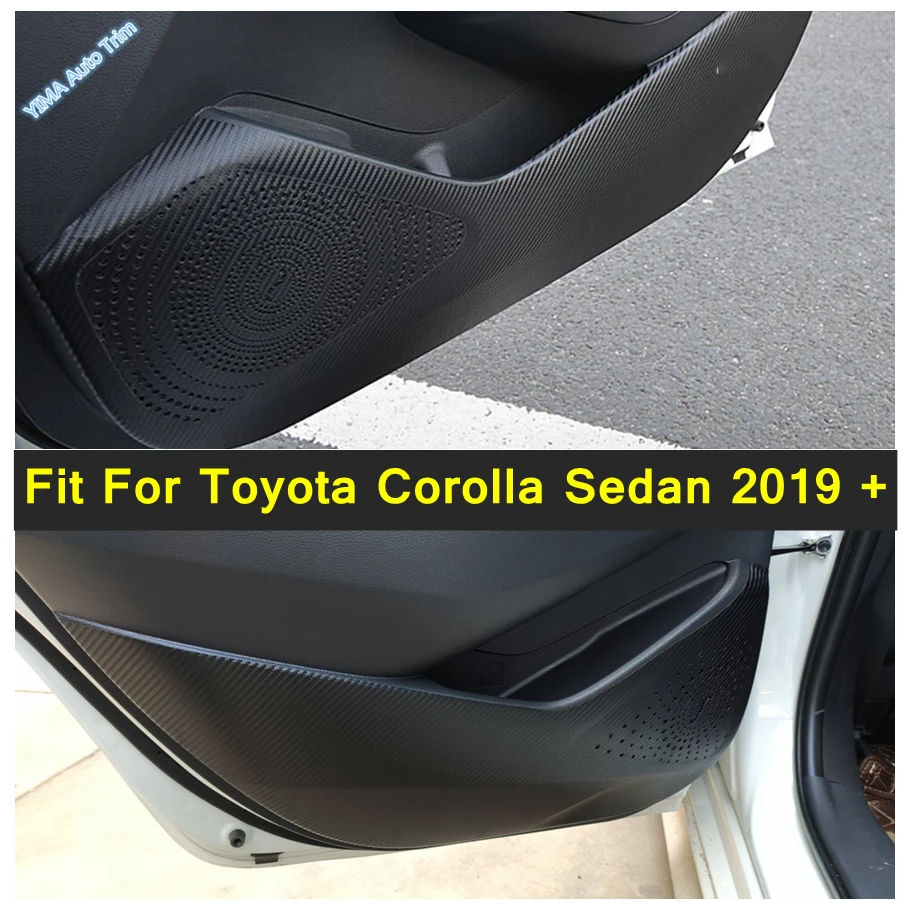 

Interior Accessories Fit For Toyota Corolla Sedan 2019 - 2023 Car Side Door Anti Kick Strip Sticker Dust-proof Cover 4PCS