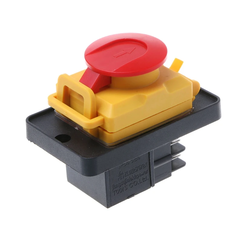 

KJD12 250V 4Pin Waterproof Magnetic Start Stop No Volt Release Pushbutton Switch