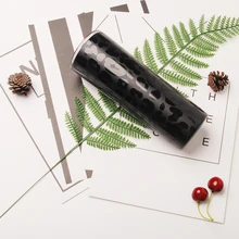 

Retail 20oz Black and White Leopard Leak Proof Stainless Steel Double Wall Tumbler with Lid DOM1131175 For Ice And Hot Drinking