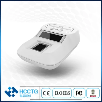 

All in one smart card reader Fingerprint reader Contact + Contactless + PSAM + LCD HD8-F1