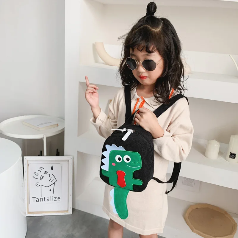 

Korean-style Children's Bags 2019 Winter New Style Backpack Cute Dinosaur Backpack Fashion Men And Women Children CHILDREN'S Sch