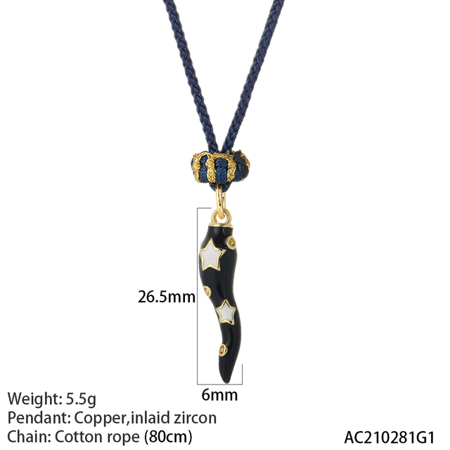 Boho Hot Chili Neckalce for Women Colorful Star Moon Collars Adjustable Chains Link Woman's Pendant Friend Gift Butterfly