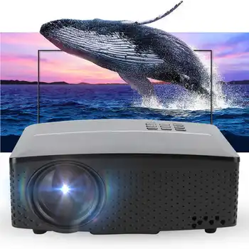 

GP80 720P Household Projector Office Projector with Remote Control Black 100-240V