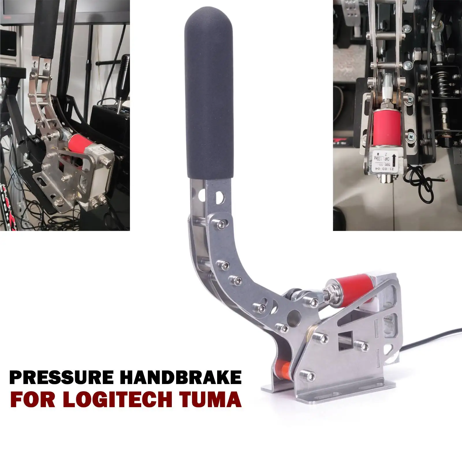 Sim Drift Game Steering Wheel Usb Handbrake Racing Simulator Pressure