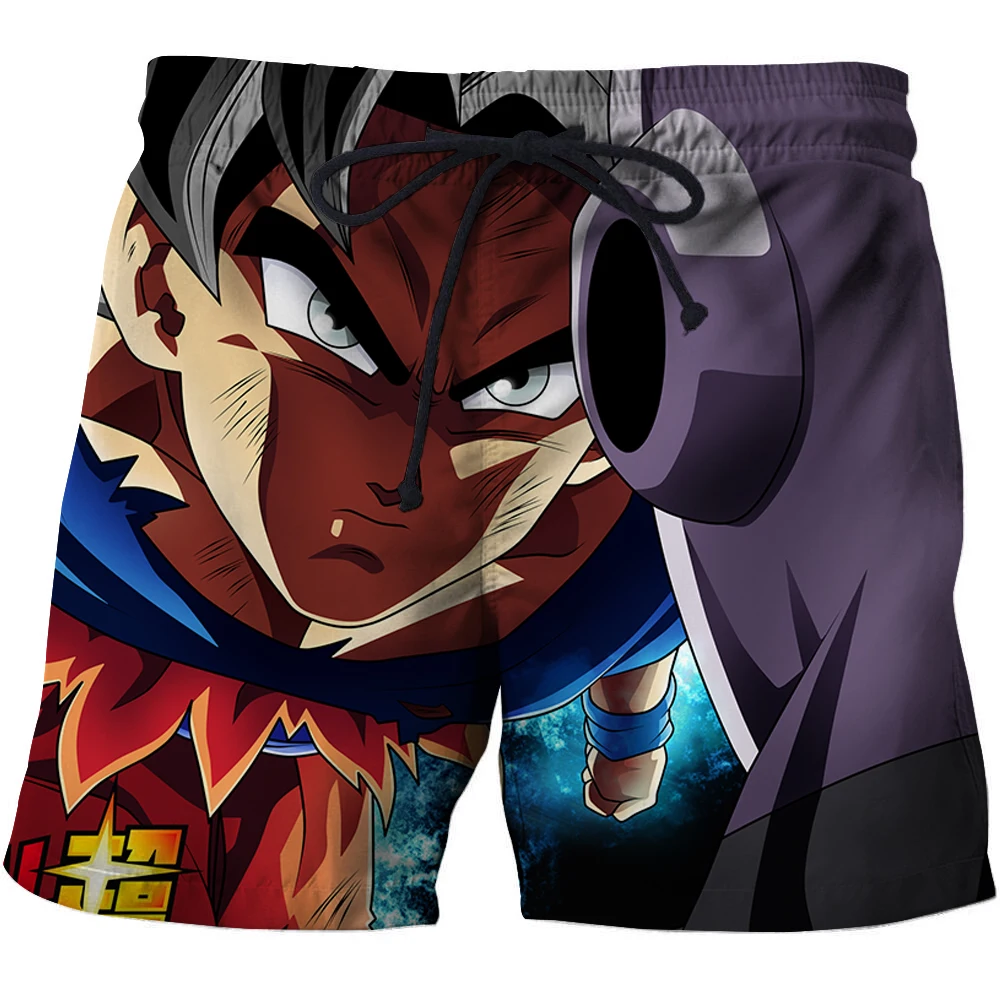 Fashion Anime 3D Print Shorts Men dragon ball pants Goku Casual Loose Board Shorts Summer Beach Breathable Beach shorts s-6xl - Цвет: ATK1248