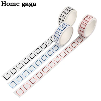 

Homegaga Wholesale 20pcs/lot Lattice planner decorative washi tape school supplies stationery album scrapbooking sticker D3121