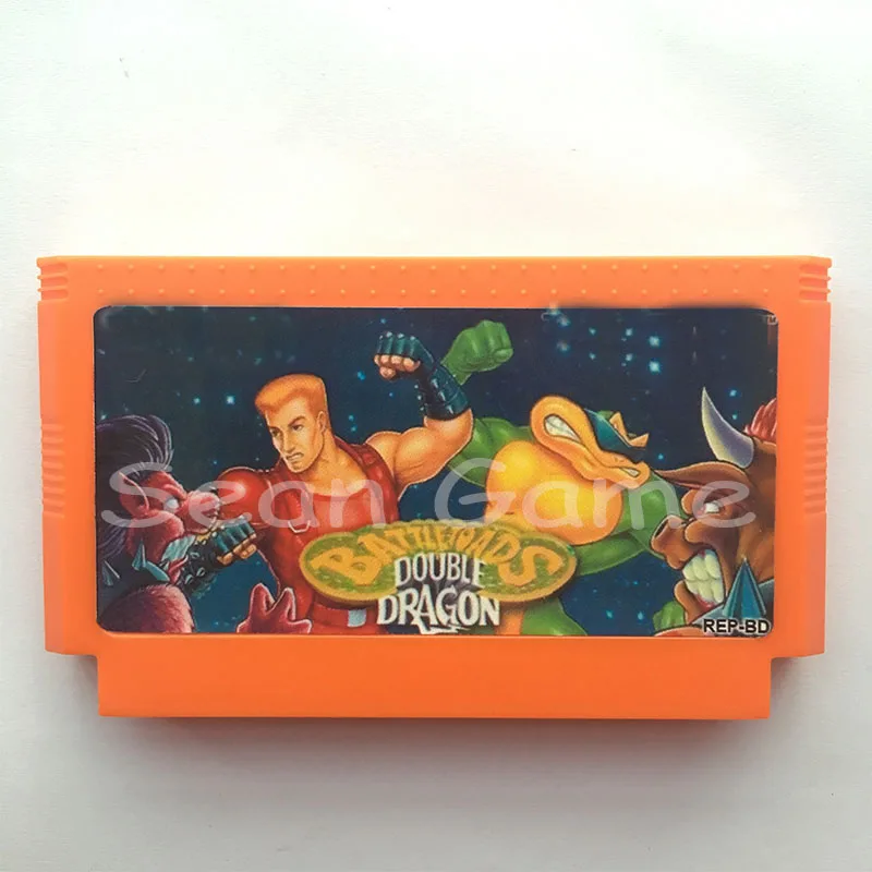 Совершенно Battletoads двойной дракон 8 бит 60 контактов игровая Карта