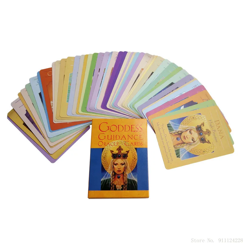 

44 Pcs Oracle Tarot Cards goddess guidance Card Board Deck Games Palying Cards For Party Game