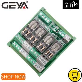 

GEYA 2NG2R 4 Channel Omron Relay Module 2NO 2NC Electronic DPDT Switch 12V 24V Relay Board